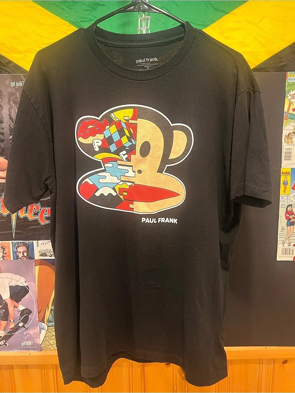Paul Frank Graphic Short Sleeve Tee in Black
